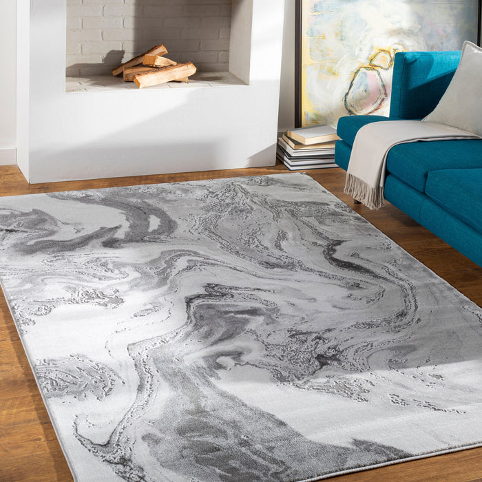 Tibetan Light Grey 5'3"x7'7" Rug