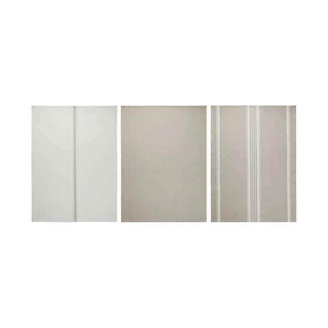 Set Of 3 Kitchen Towels - Sable