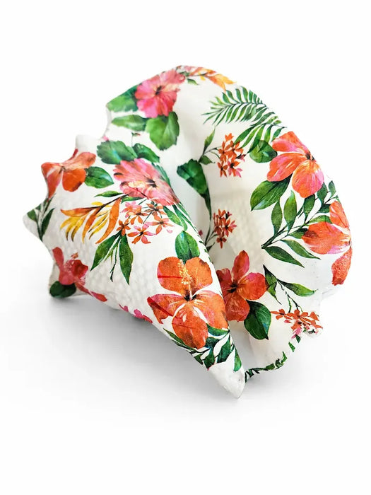 Flowers Conch Shell