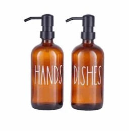 Copal Glass Soap Dispenser Assorted