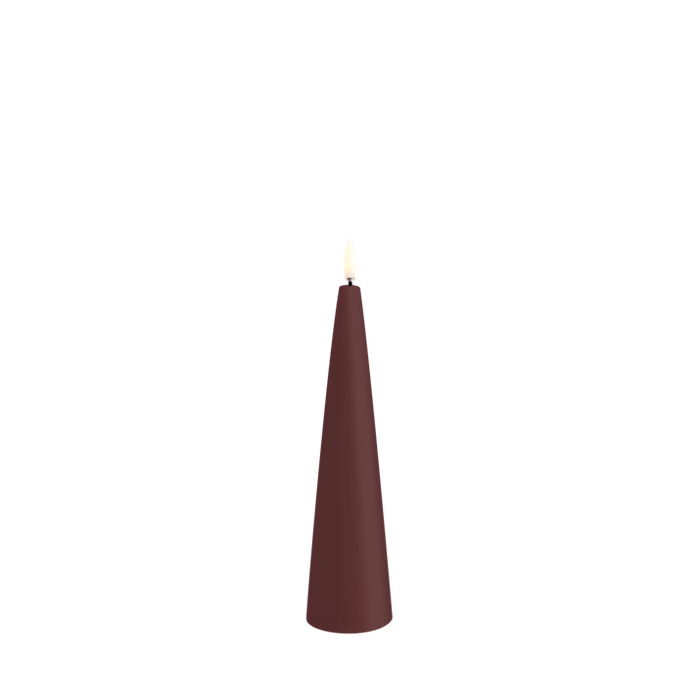 8.5" LED Cone Candle - Smooth