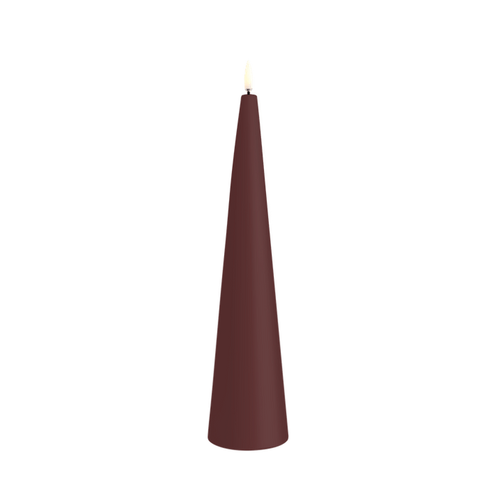 11.8" LED Cone Candle - Smooth