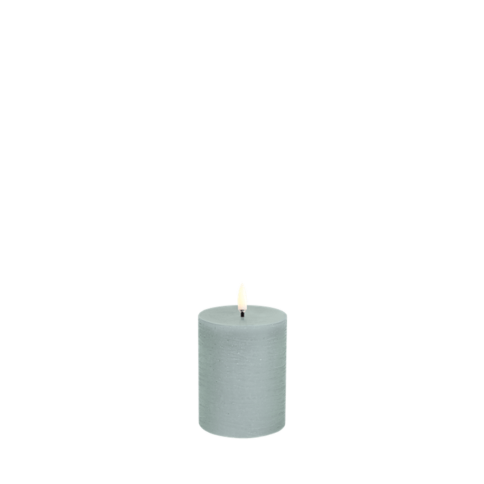 3x4" LED Pillar Candle - Dusty Green