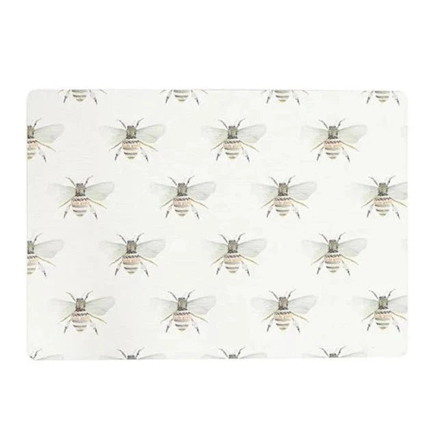 Watercolor Bee Placemats - Set Of 4
