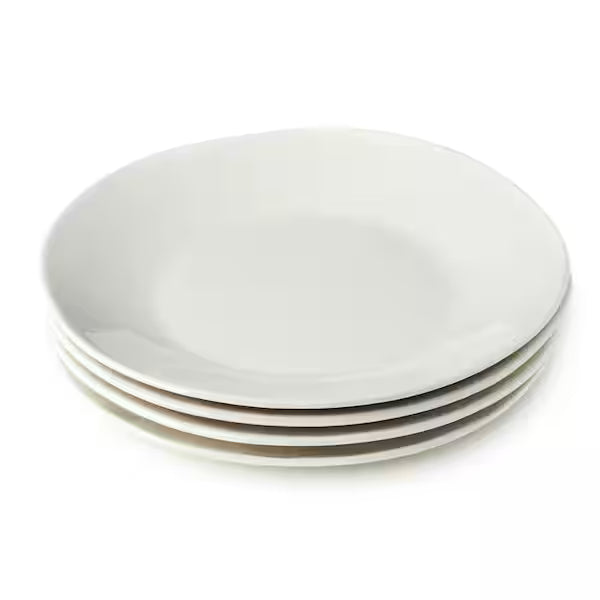 Linen Cream Dinner Plate
