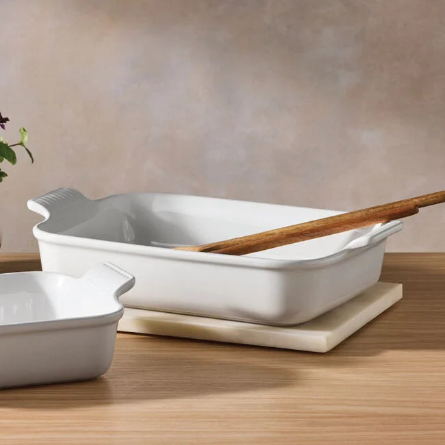 4Qt. Rectangular Bake Dish - White