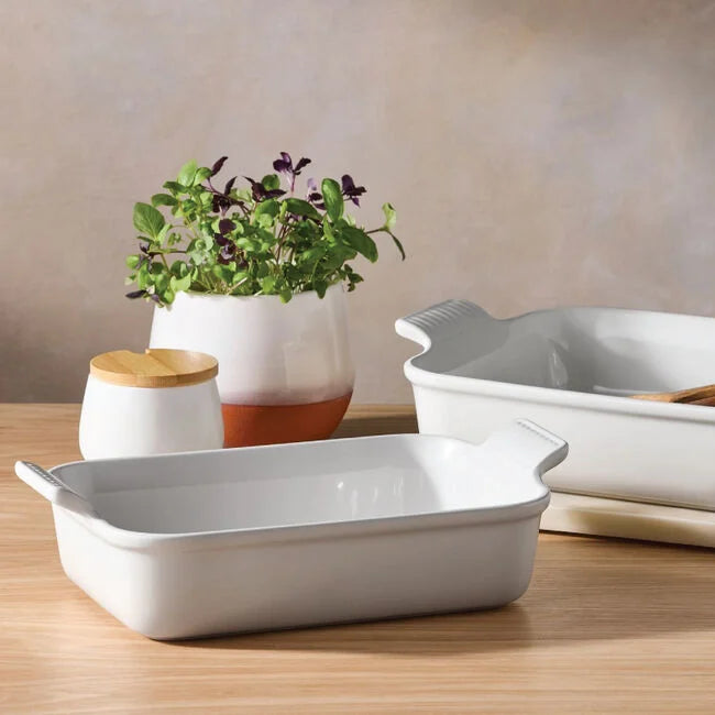 4Qt. Rectangular Bake Dish - White