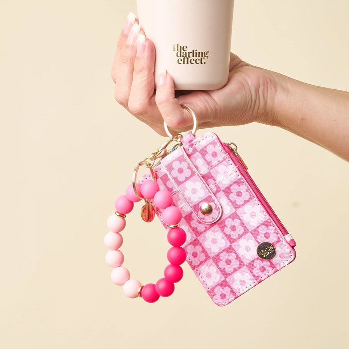 Printed Bead Hands-Free Keychain Wristlet