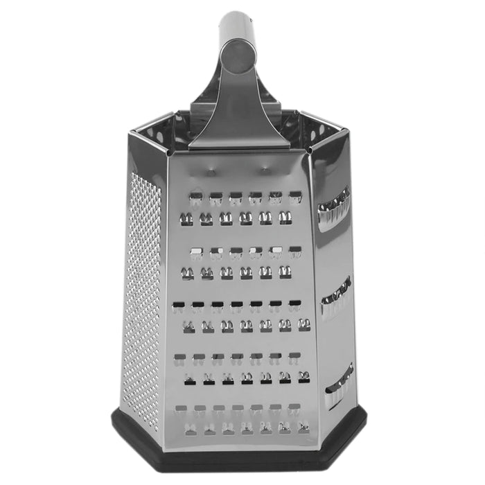 Home Basics 6-Sided Stainless Steel Cheese Grater