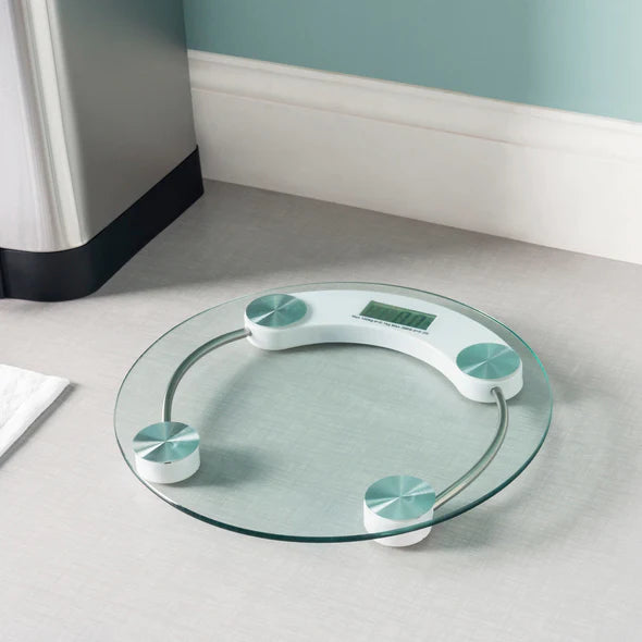 Round Glass Bathroom Scale