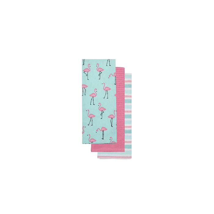 Flamingo Kitchen Towel - Set Of 3
