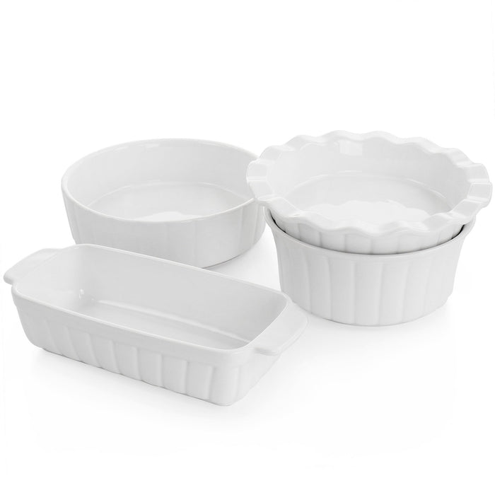 Gibson Home Gracious Dining 4-Piece Bakeware Set