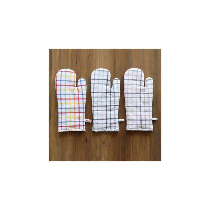 Catalina Check Oven Mitt - Set Of 2