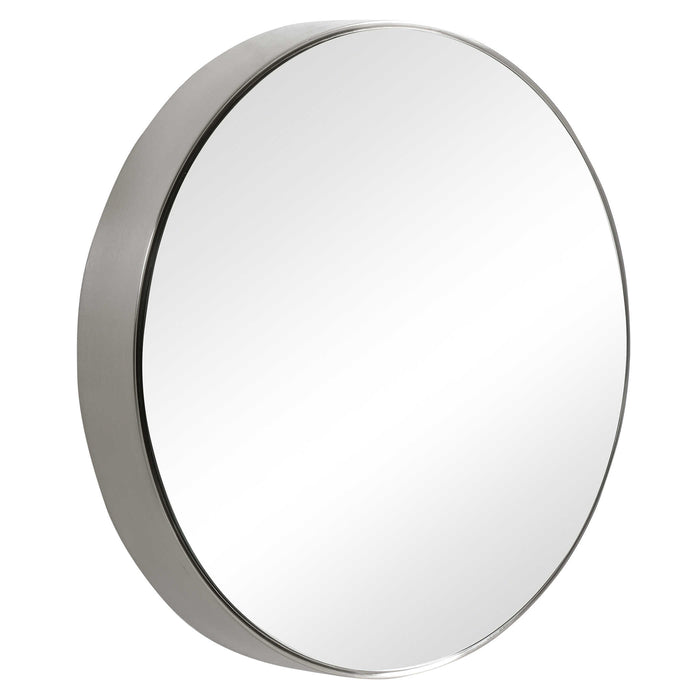 Coulson Nickel Round Mirror