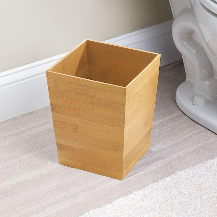 InterDesign Formbu Can Waste Basket - Bamboo