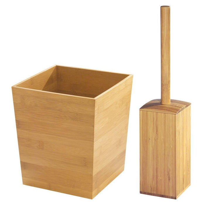 InterDesign Formbu Can Waste Basket - Bamboo