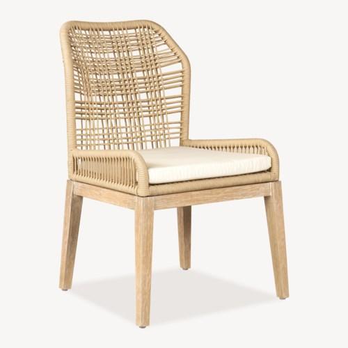 Vega Woven Side Chair - Cream
