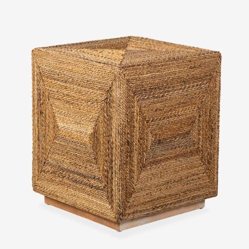 Soren Braided Cube Table