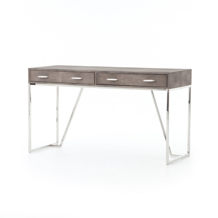 Shagreen Desk - Brown Shagreen