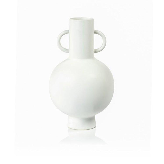 Aarhus White Stoneware Vase