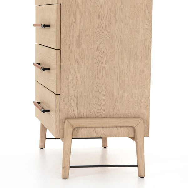 Rosedale 6-Drawer Tall Dresser - Yucca Oak