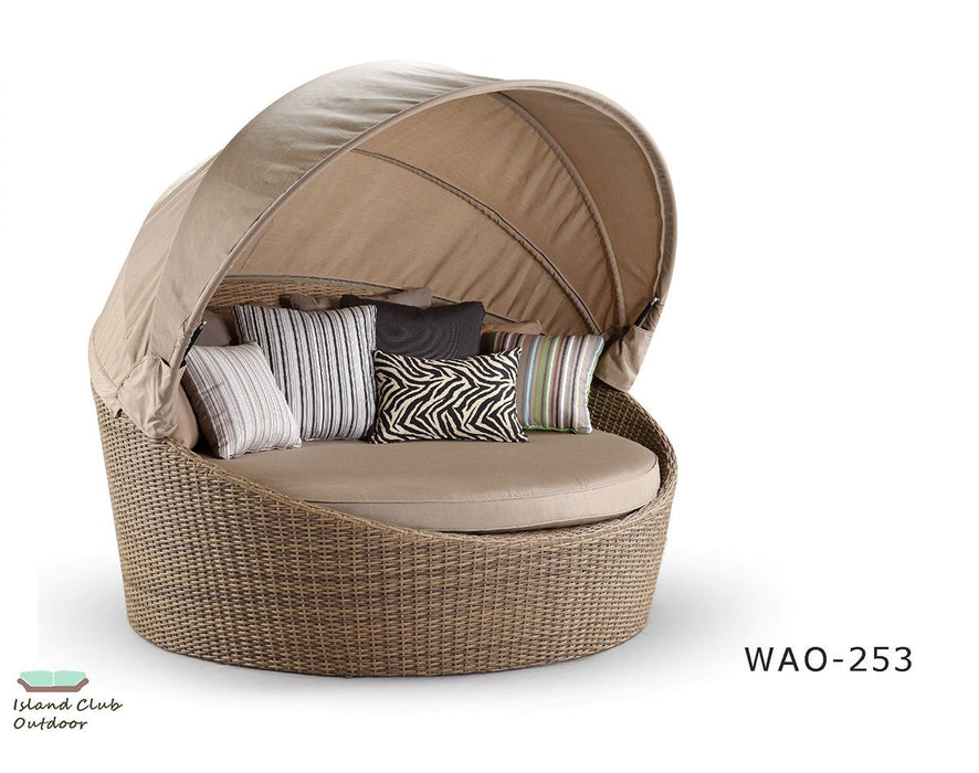 WAO-253L-BW Daybed with Canopy