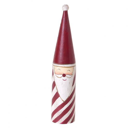 Candystripe Santa Figurine