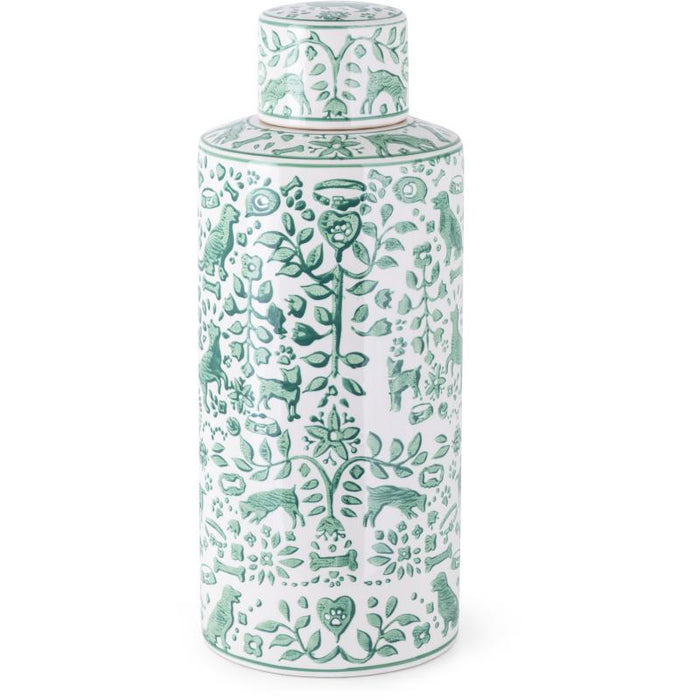 Otomi Large Handpainted Canister