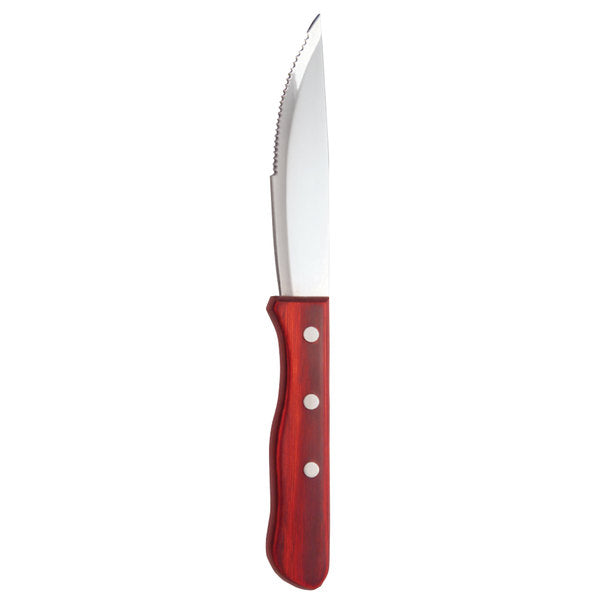 Steak Knife w/Red Handle