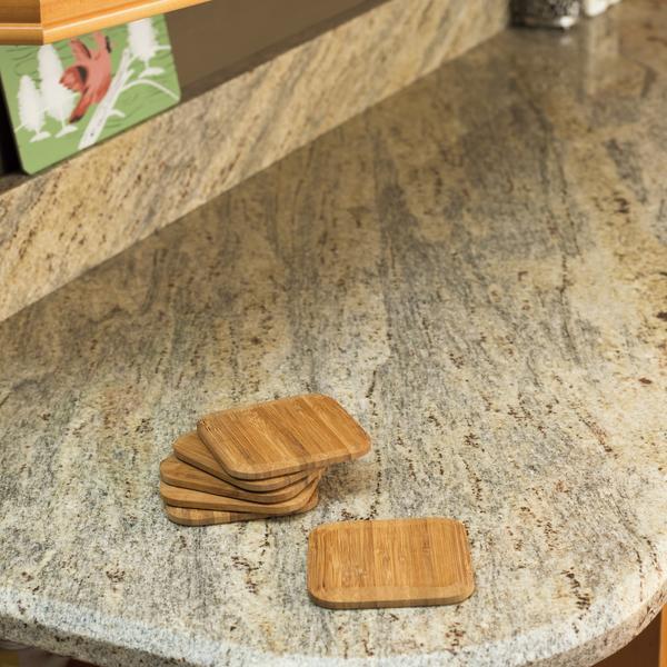 Bamboo Coaster Set
