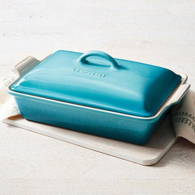 Covered Casserole Dish-Caribbean