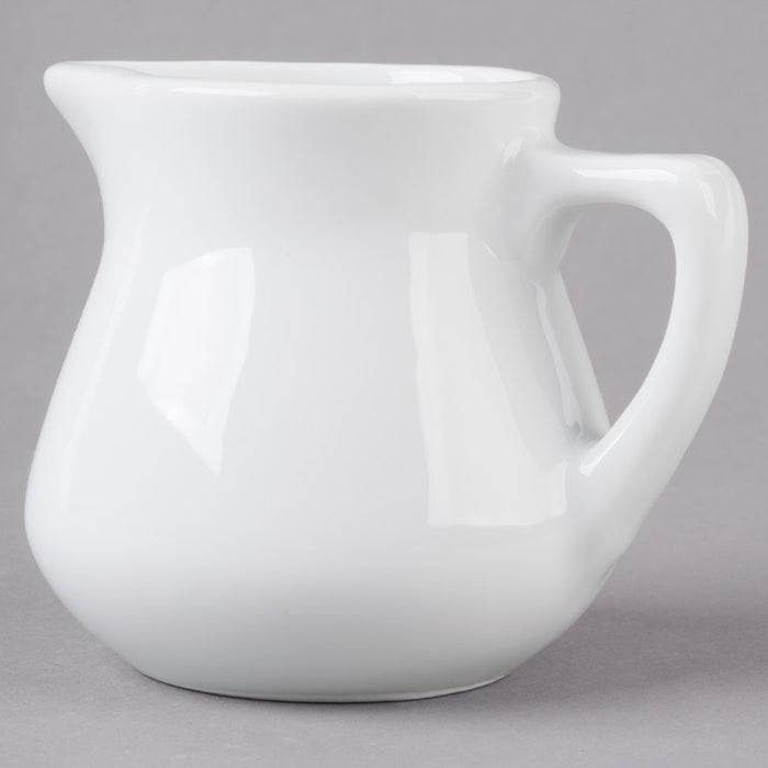 Acopa Bright White Porcelain Creamer