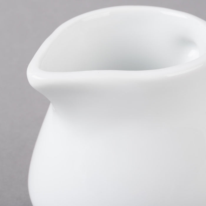 Acopa Bright White Porcelain Creamer