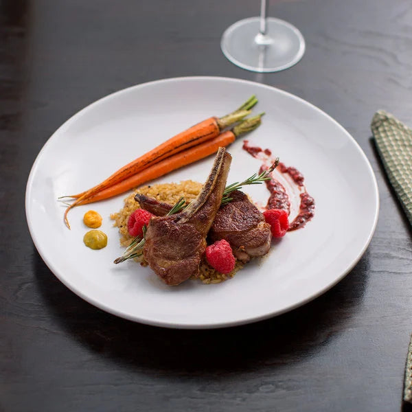 Acopa 11.25" Round Bright White Coupe Stoneware Plate