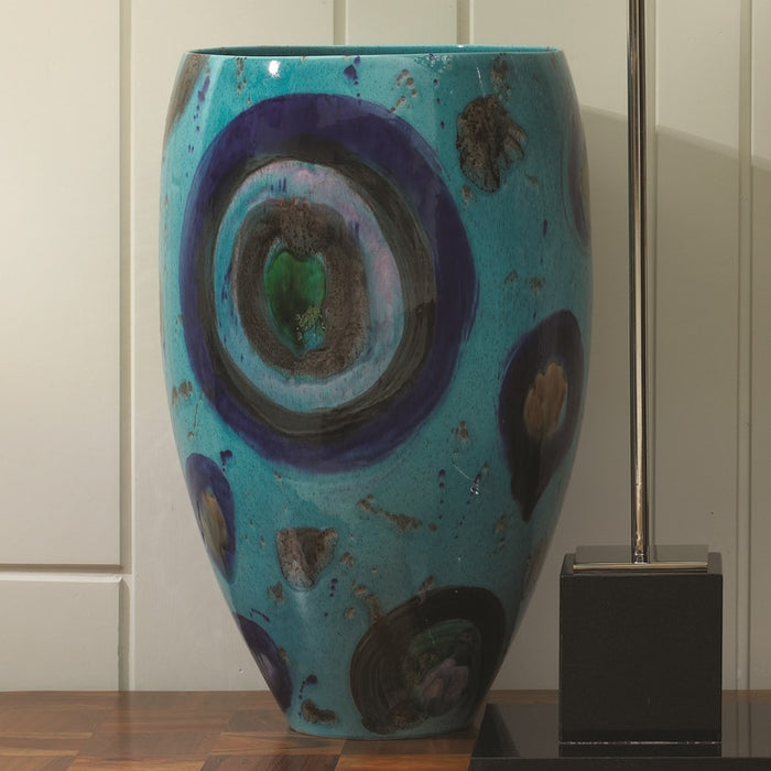 Blue Spots Vase
