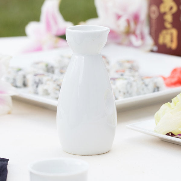 Acopa Bright White Sake Bottle