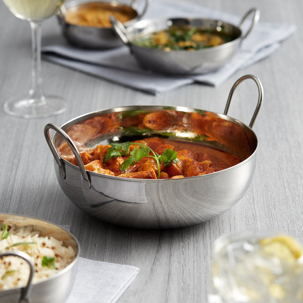 Vollrath Shallow Stainless Steel Balti Dish