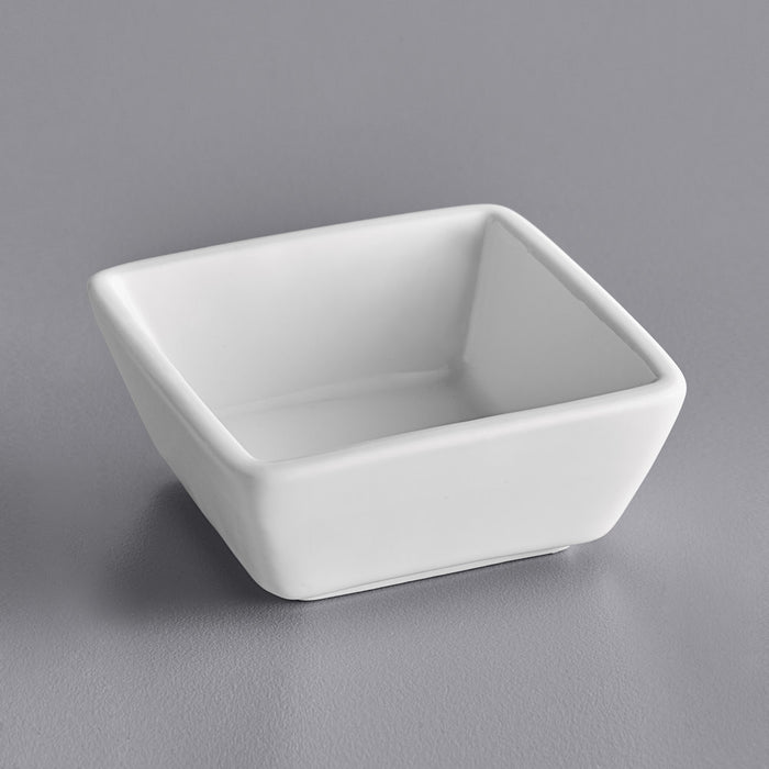 Bright White Porcelain Sauce Cup