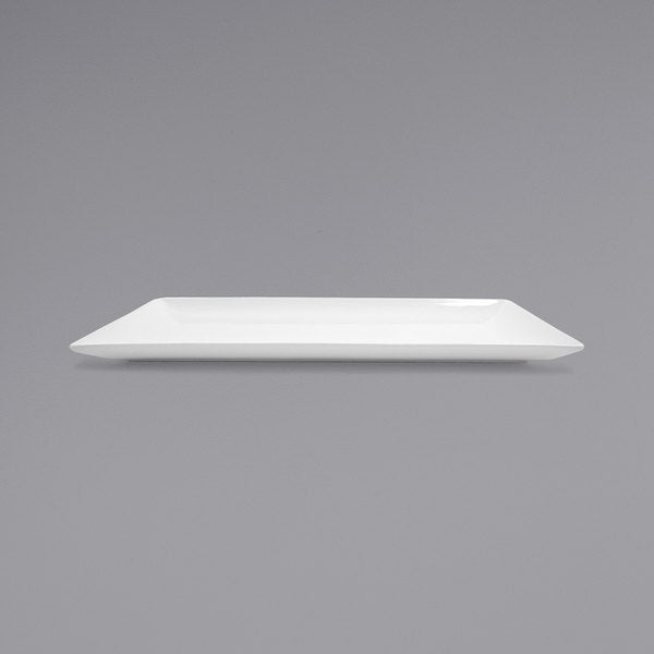 Front of the House Bright White Rectangular Porcelain Platter