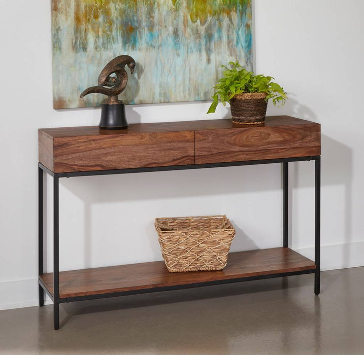Brownstone Two-Drawer Console Table