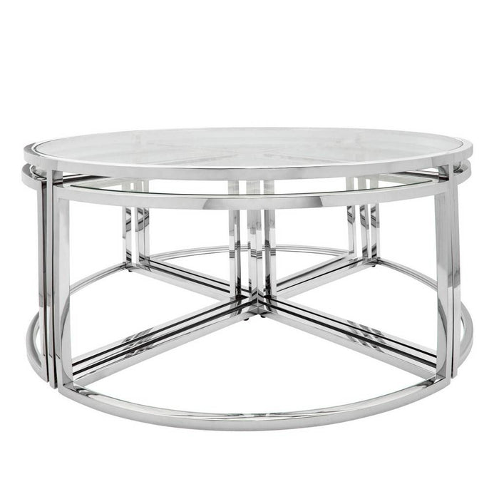 Metal Pull-Out Coffee Table