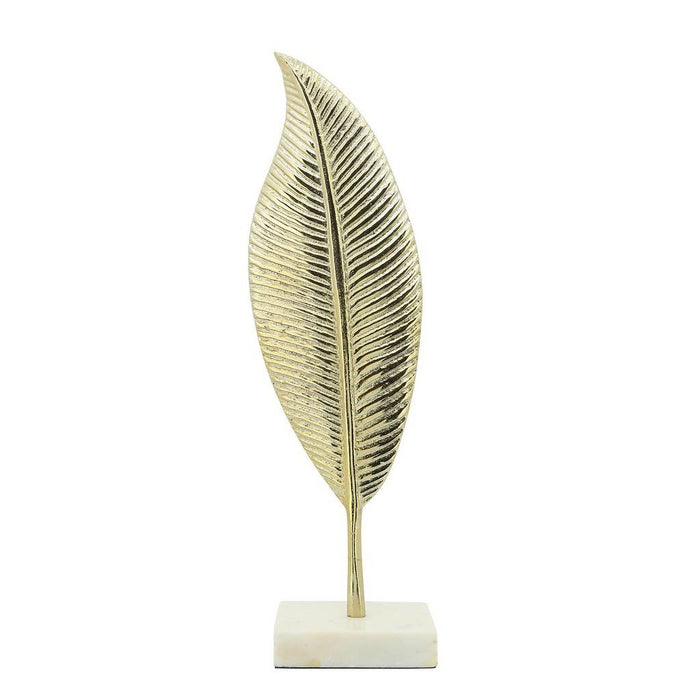 Metal Leaf Table Deco