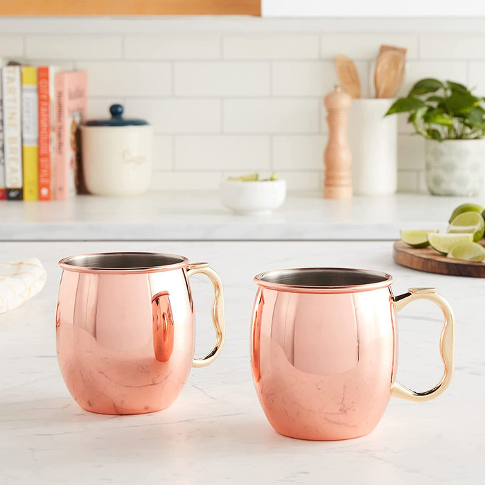 Oggi Moscow Mule Mugs - Set Of 2