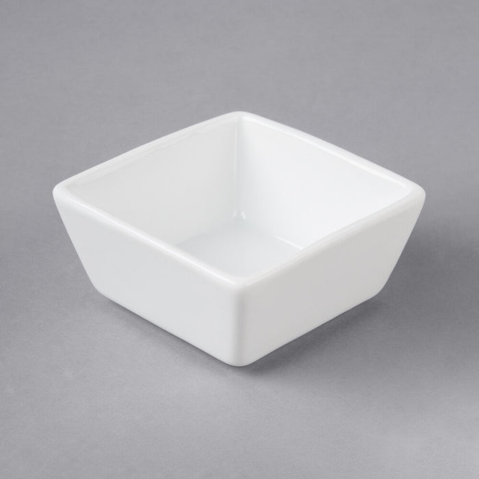 Bright White Porcelain Sauce Cup
