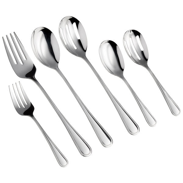 Acopa Edgeworth Stainless Steel Extra Heavy Weight Solid Serving Spoon