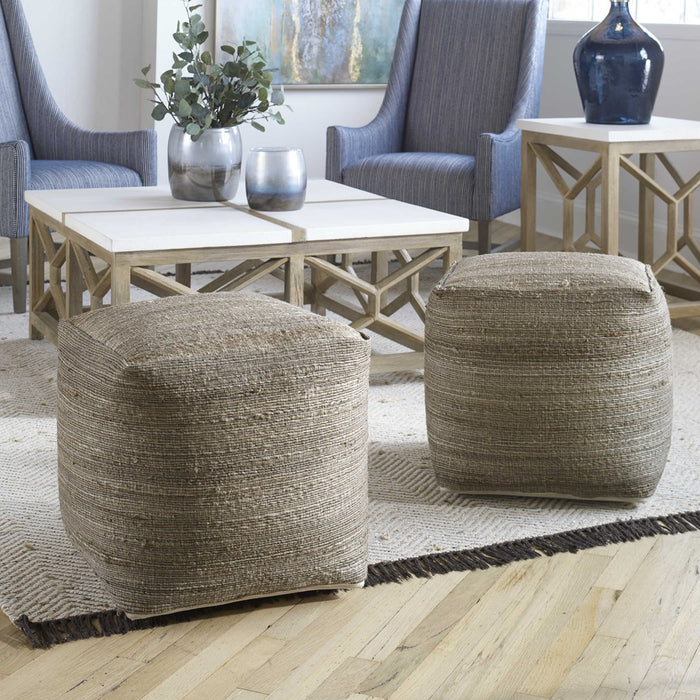 Shiro Pouf - Beige