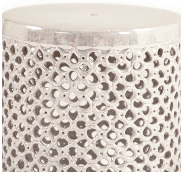 Lanie Garden Stool - Grey