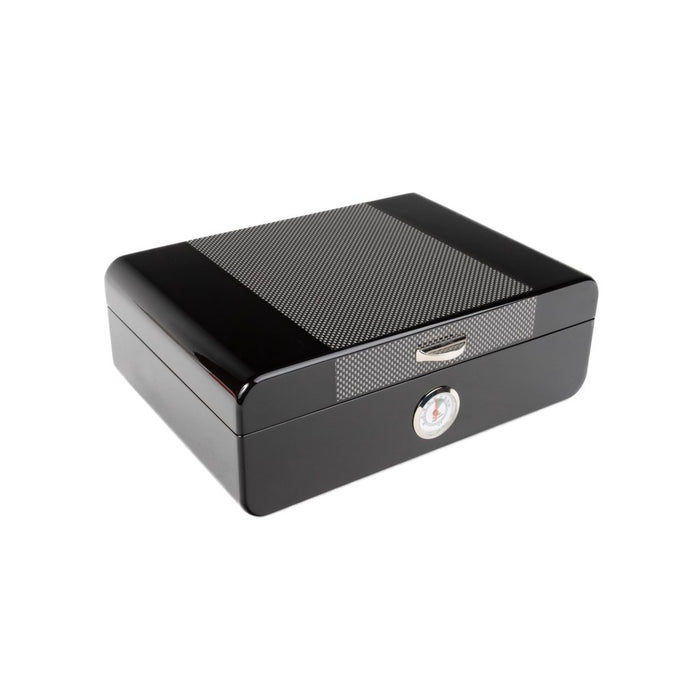 Lorenzo Cigar Humidor - Black