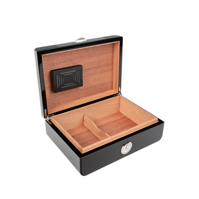 Lorenzo Cigar Humidor - Black