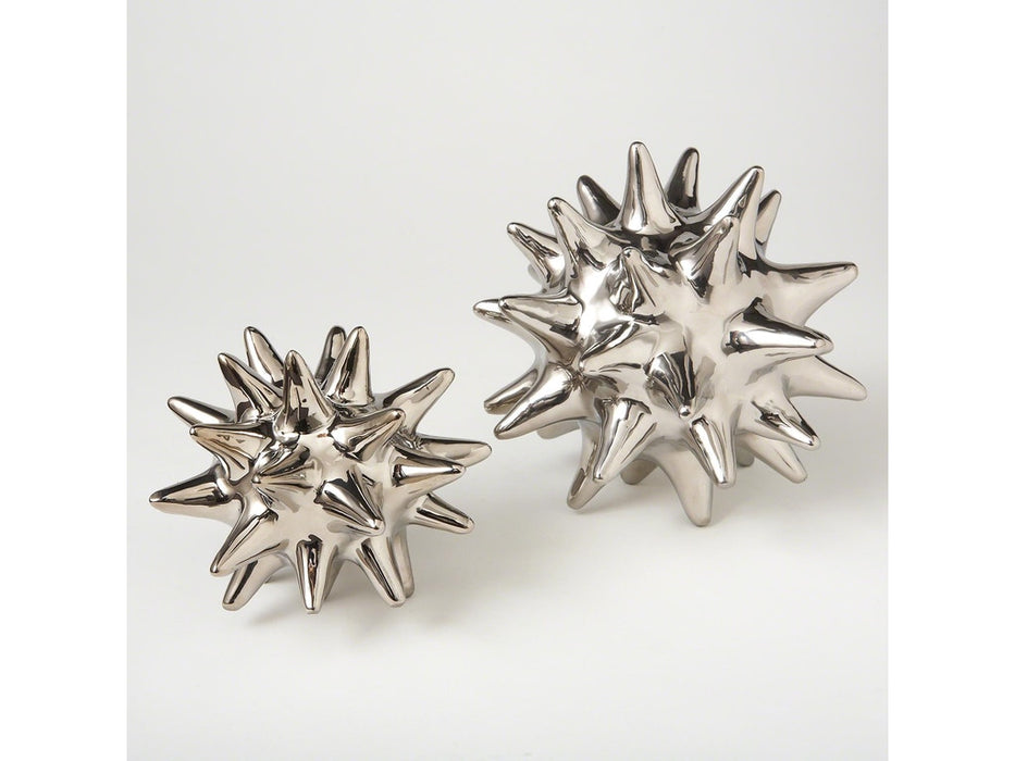 Bright Silver Urchin - Small